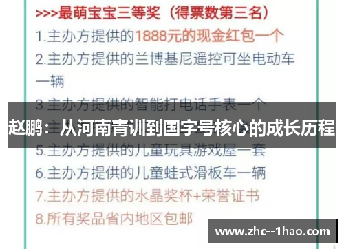 赵鹏：从河南青训到国字号核心的成长历程