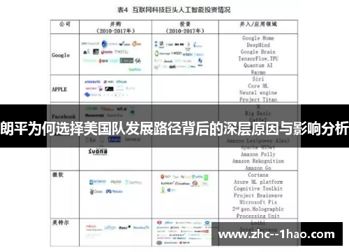 朗平为何选择美国队发展路径背后的深层原因与影响分析